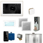Mr. Steam - XDream Programmable Steam Generator Control Kit with iSteamX Control and Aroma Glass Steamhead in White Brushed Bronze - White Brushed Bronze
