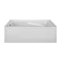 MTI Basics - 60X32 White Left Hand Drain Integral Skirted Air Bath W/ Integral Tile Flange-Basics - White