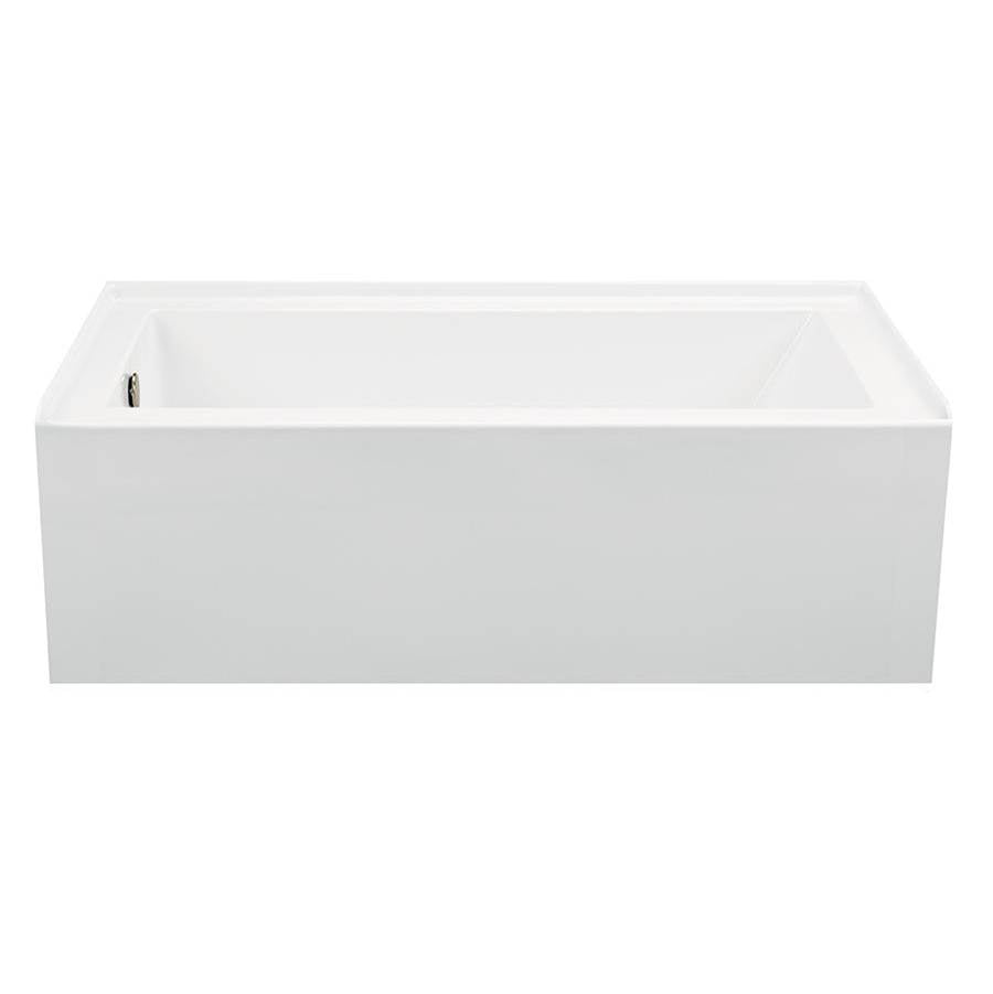 60X30 Biscuit Left Hand Drain Integral Skirted Soaker W/ Integral Tile Flange-Basics