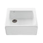 MTI Basics - BASICS EMBOSSED FRONT SGL BWL 25X22 WHITE - White