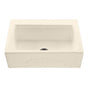 MTI Basics - 33X22 White Embossed Front Single Bowl Basics Farmhouse Sink-Mccoy