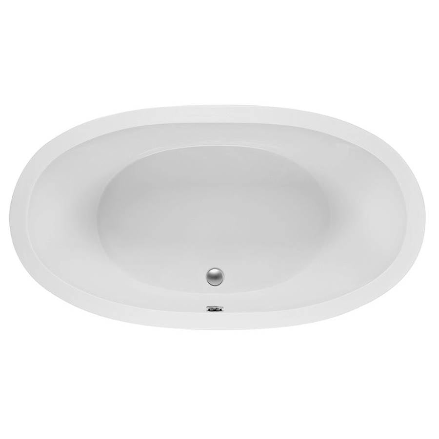 MTI Basics - 66X36.75X21.75,Basics,Freestanding Oval Tub,White - White