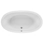 MTI Basics - 66X36.75X21.75,Basics,Freestanding Oval Tub,White - White