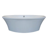 66X36.75X21.75,Basics,Freestanding Oval Tub,Biscuit