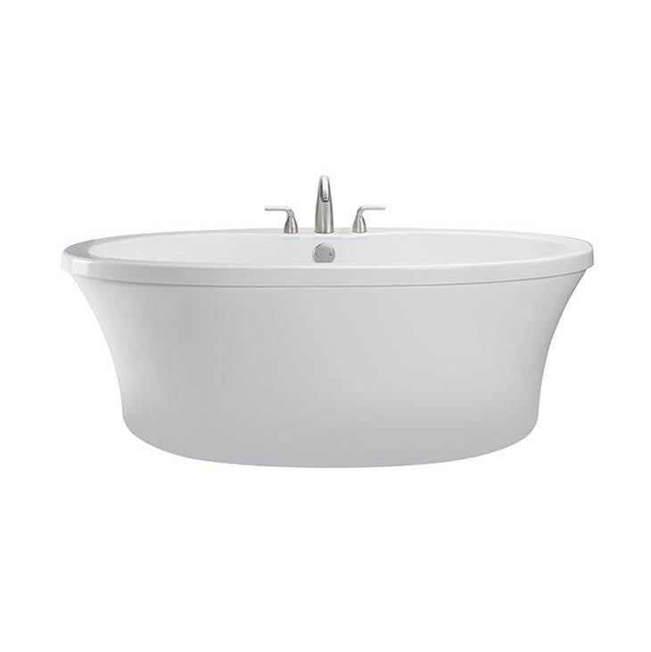 MTI Basics - 66X36 Above Floor Rough, Freestanding Soaker-Virtual Spout-Wh - White