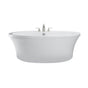 MTI Basics - 66X36 Above Floor Rough, Freestanding Soaker-Virtual Spout-Wh - White