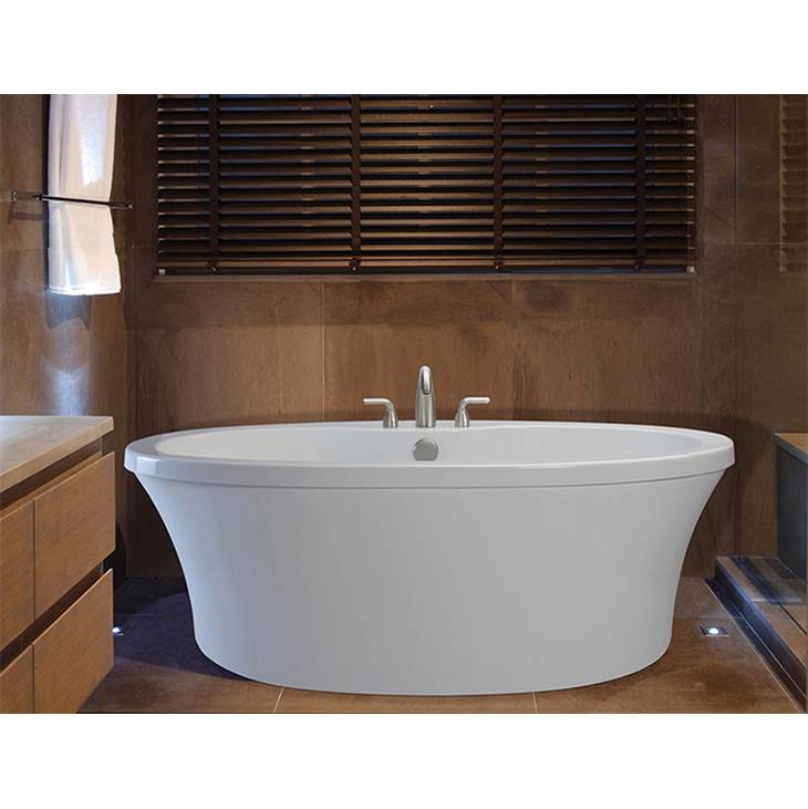 66X36 Above Floor Rough, Freestanding Soaker-Virtual Spout-Bi
