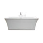 MTI Basics - 66X36 Above Floor Rough, Freestanding Soaker-Wh