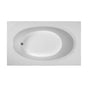 MTI Basics - 71X42 White End Drain Air Bath-Basics - White