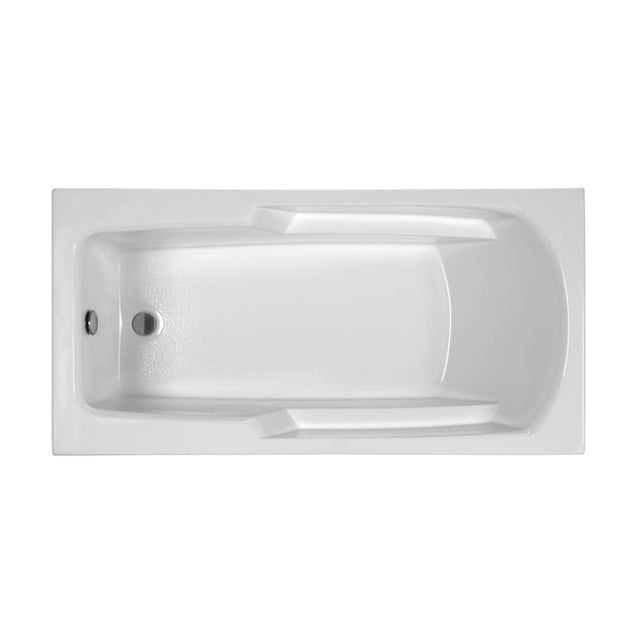MTI Basics - 60X30 White Whirlpool Bath-Basics - White