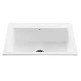 MTI Basics - BASICS SINGLE BOWL SINK 33X22 WHITE - White