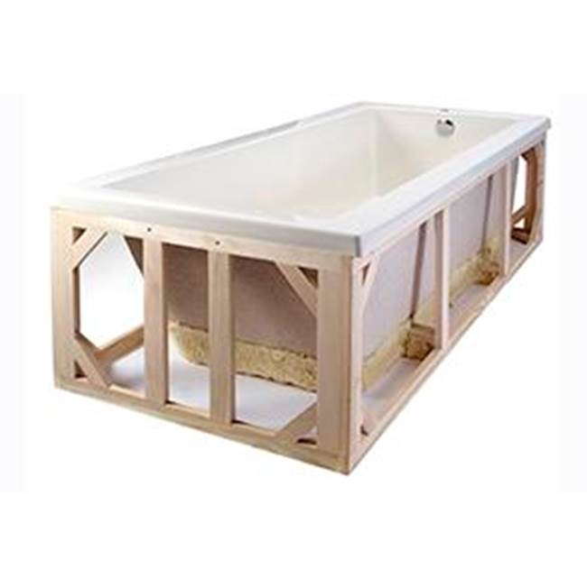 MTI Basics - Basics Pre-Leveled Frame And Foam Base-Corner Tubs
