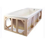 MTI Basics - Basics Pre-Leveled Frame And Foam Base-Corner Tubs