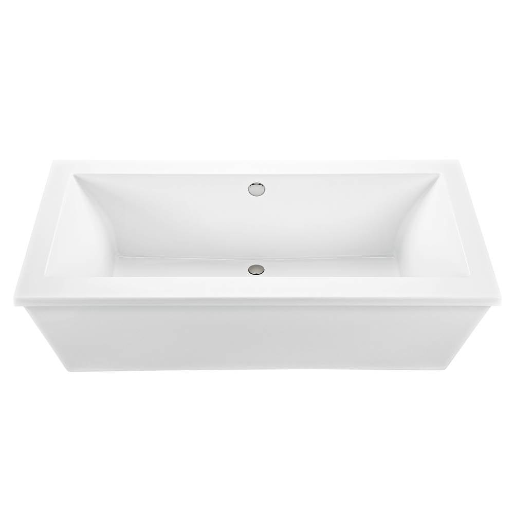 MTI Baths - ANDREA 10 ACRYLIC CXL FREESTANDING AIR BATH ELITE - WHITE (71.625X36) - White