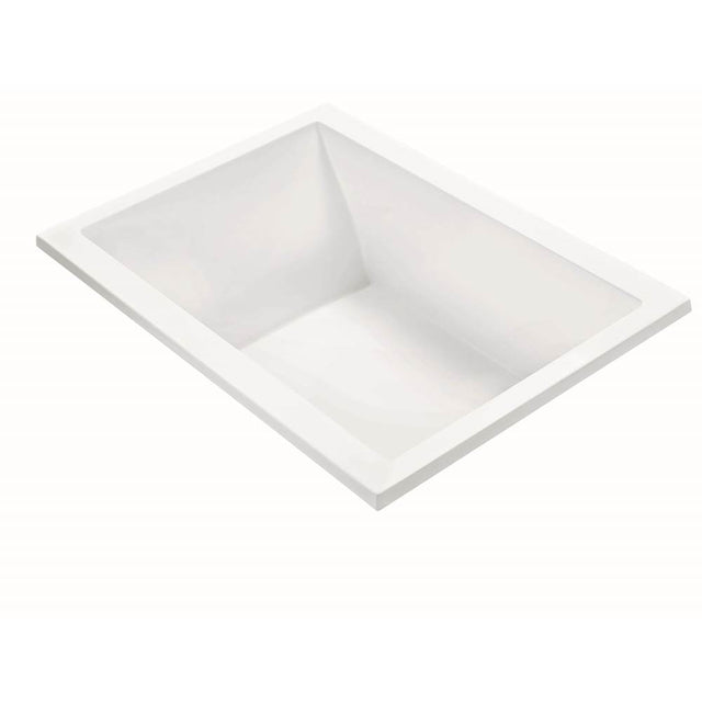 MTI Baths - ANDREA 12 DOLOMATTE UNDERMOUNT AIR BATH ELITE/MICROBUBBLES - WHITE (59.75X42) - Matte White