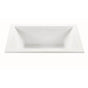 MTI Baths - ANDREA 13 DOLOMATTE UNDERMOUNT AIR BATH - WHITE (65.75X41.875) - Matte White
