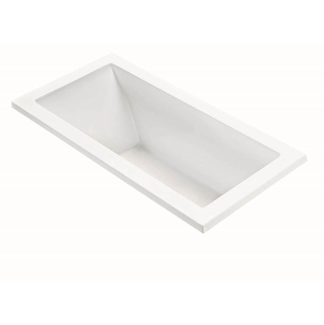 MTI Baths - ANDREA 15 DOLOMATTE UNDERMOUNT AIR BATH ELITE/ULTRA WHIRLPOOL - WHITE (60X30) - Matte White