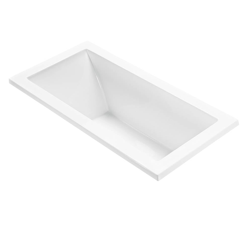 MTI Baths - ANDREA 15 ACRYLIC CXL DROP IN AIR BATH ELITE/MICROBUBBLES - WHITE (60X30) - White