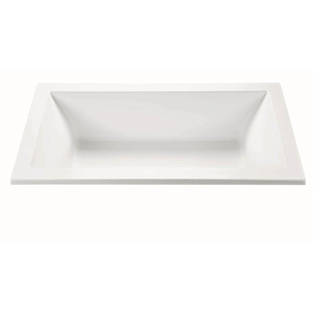 MTI Baths - ANDREA 16 DOLOMATTE DROP IN AIR BATH/ULTRA WHIRLPOOL - WHITE (71.5X41.625) - Matte White