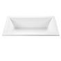 MTI Baths - ANDREA 16 ACRYLIC CXL DROP IN AIR BATH/WHIRLPOOL - WHITE (71.5X41.625) - White