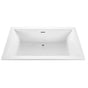 MTI Baths - ANDREA 18 DOLOMATTE DROP IN AIR BATH ELITE - WHITE (72X48.25) - Matte White
