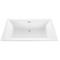 MTI Baths - ANDREA 18 ACRYLIC CXL UNDERMOUNT AIR BATH - WHITE (72X48.25) - White