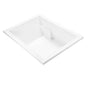 MTI Baths - ANDREA 9 ACRYLIC CXL UNDERMOUNT MICROBUBBLES - WHITE (66.75X49) - White