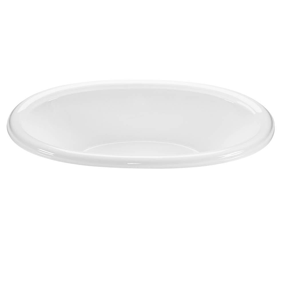 MTI Baths - VICTORIA 3 ACRYLIC CXL DROP IN AIR BATH ELITE/MICROBUBBLES - WHITE (71.25X40.75) - White