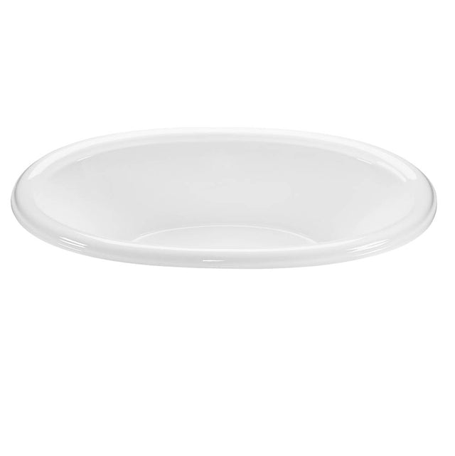 MTI Baths - VICTORIA 3 ACRYLIC CXL DROP IN AIR BATH ELITE/MICROBUBBLES - WHITE (71.25X40.75) - White