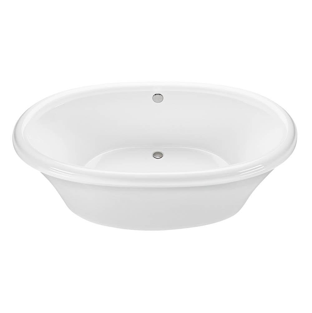 MTI Baths - VICTORIA 4 ACRYLIC CXL FREESTANDING  AIR BATH ELITE - WHITE (71.25X40.75) - White