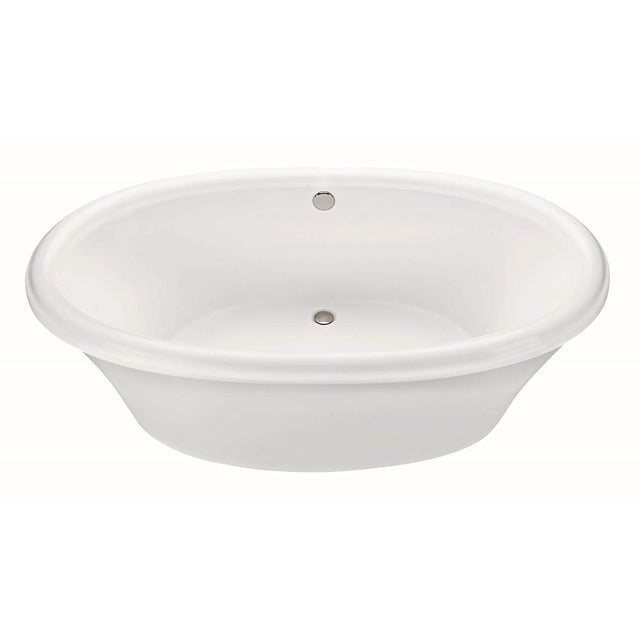 MTI Baths - VICTORIA 4 DOLOMATTE FREESTANDING  AIR BATH ELITE - WHITE (71.25X40.75) - Matte White
