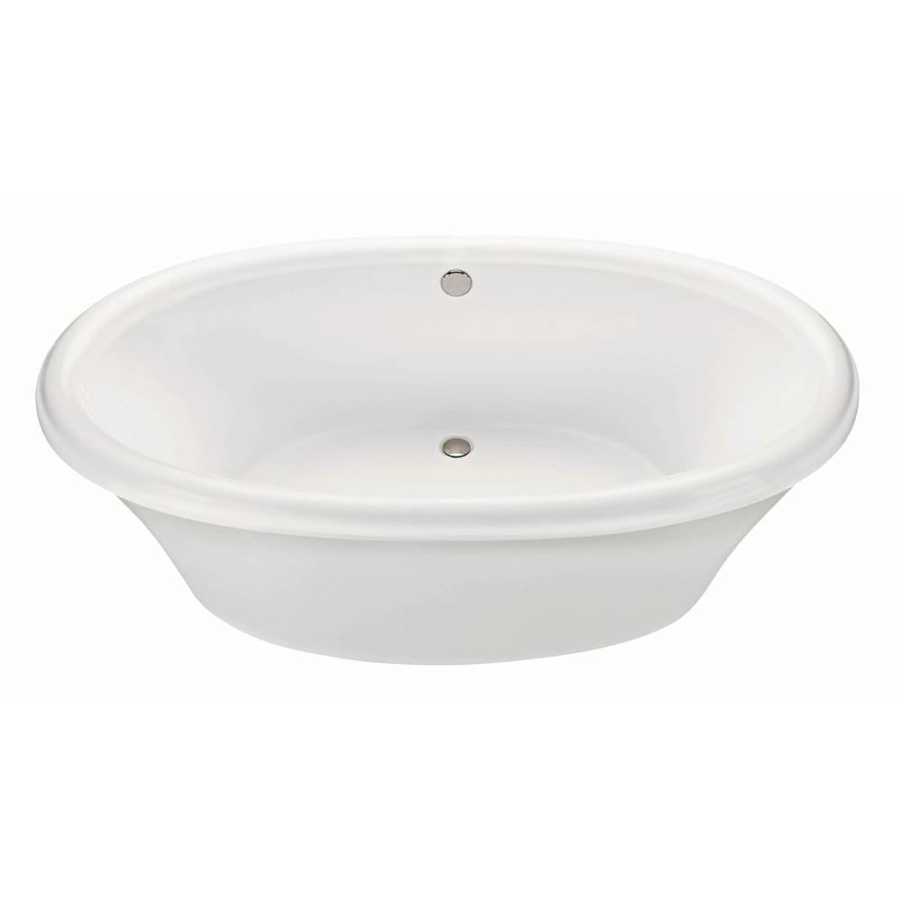 MTI Baths - VICTORIA 4 DOLOMATTE FREESTANDING  SOAKER - WHITE (71.25X40.75) - Matte White