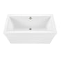 MTI Baths - KAHLO 3 ACRYLIC CXL FREESTANDING FAUCET DECK AIR BATH ELITE - WHITE (60X36) - White