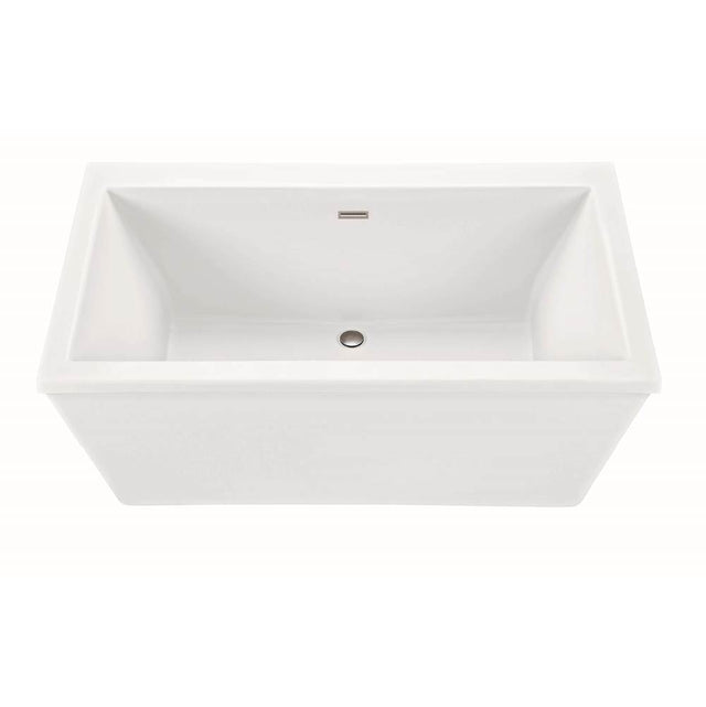 MTI Baths - KAHLO 3 DOLOMATTE FREESTANDING FAUCET DECK AIR BATH ELITE - WHITE (60X36) - Matte White