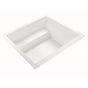 MTI Baths - KALIA 3 DOLOMATTE UNDERMOUNT AIR BATH ELITE - WHITE (59.75X59.75) - Matte White