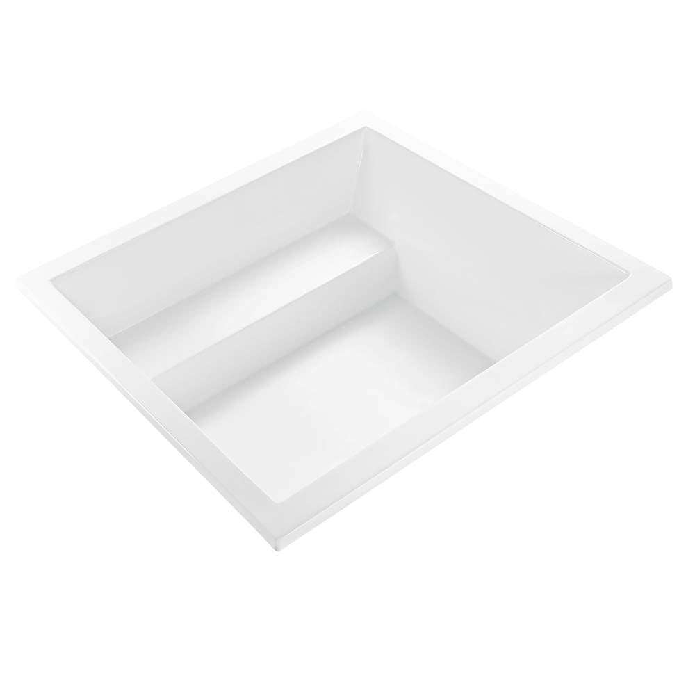 MTI Baths - KALIA 3 ACRYLIC CXL DROP IN AIR BATH ELITE/ULTRA WHIRLPOOL - WHITE (59.75X59.75) - White