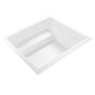 MTI Baths - KALIA 3 ACRYLIC CXL UNDERMOUNT AIR BATH ELITE/WHIRLPOOL - WHITE (59.75X59.75) - White