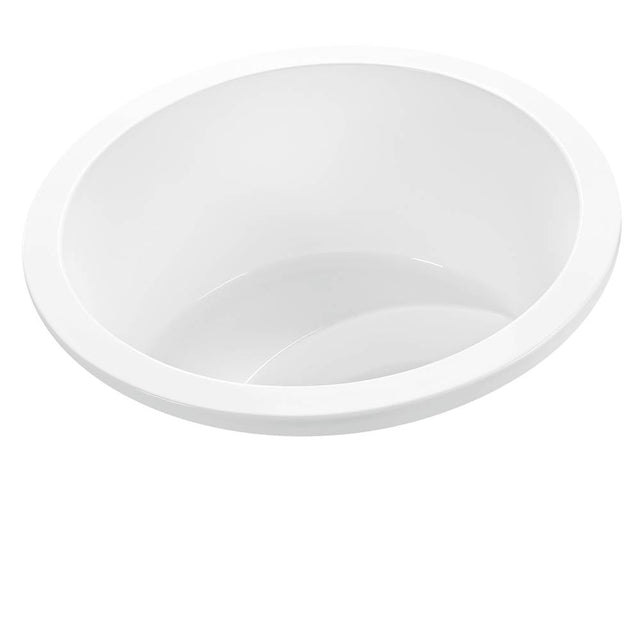 MTI Baths - JASMINE 2 ACRYLIC CXL DROP IN ROUND SOAKER - WHITE (52X52) - White