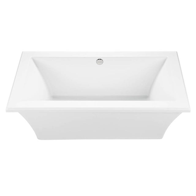 MTI Baths - MADELYN 3 ACRYLIC CXL FREESTANDING W/PEDESTAL AIR BATH - WHITE (65.5X35.625) - White