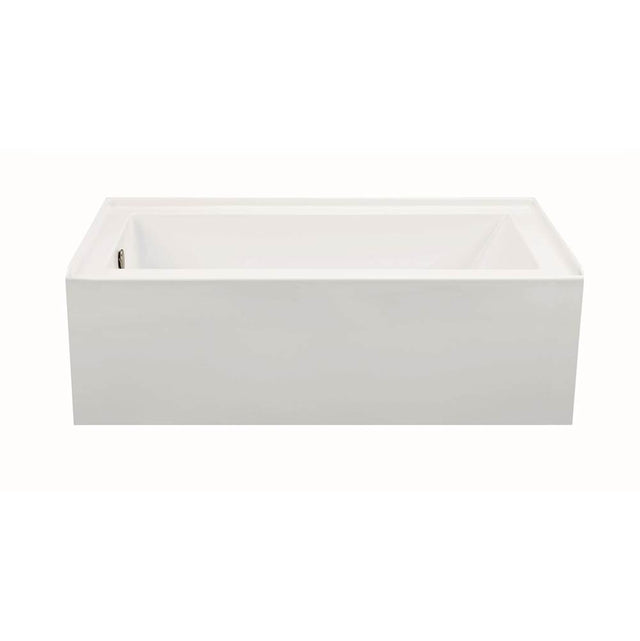 MTI Baths - CAMERON 1 DOLOMATTE INTEGRAL SKIRTED RH DRAIN AIR  BATH - WHITE (60X32) - Matte White