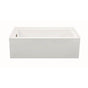 MTI Baths - CAMERON 1 DOLOMATTE INTEGRAL SKIRTED RH DRAIN AIR BATH/MICROBUBBLES - WHITE 60X32) - Matte White