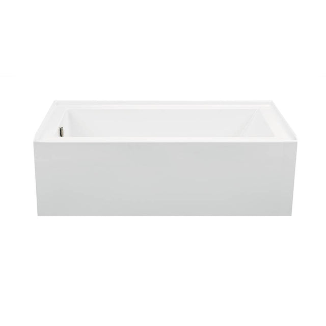 MTI Baths - CAMERON 1 ACRYLIC CXL INTEGRAL SKIRTED LH DRAIN AIR BATH ELITE/STREAM  - WHITE (60X32) - White