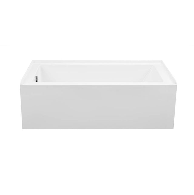 MTI Baths - CAMERON 2 ACRYLIC CXL INTEGRAL SKIRTED LH DRAIN AIR  BATH - WHITE (60X30) - White
