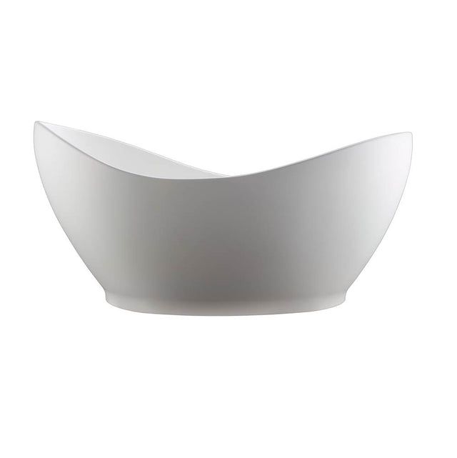 MTI Baths - JULIET SCULPTURESTONE FREESTANDING SOAKER - GLOSS WHITE (72X36) - Gloss White