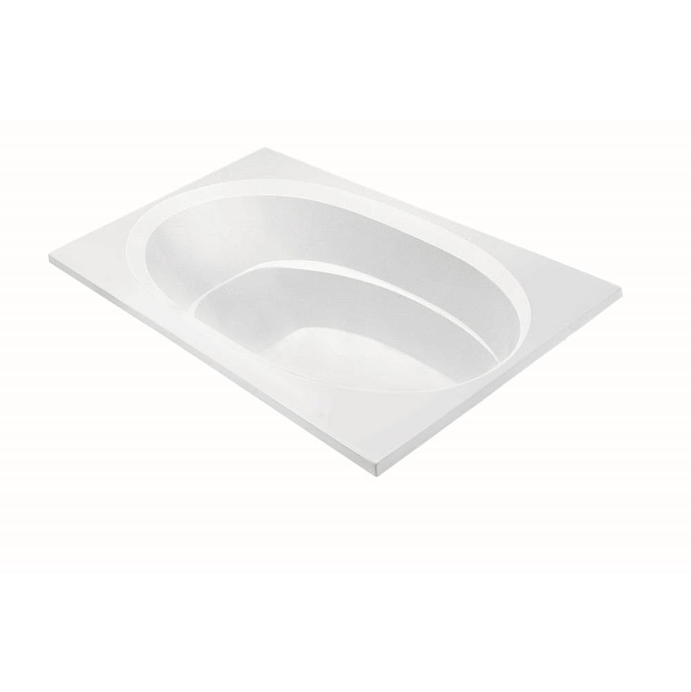MTI Baths - SEVILLE 4 DOLOMATTE DROP IN WHIRLPOOL - WHITE (71.5X42) - Matte White