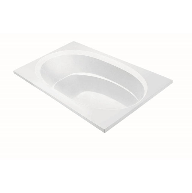 MTI Baths - SEVILLE 4 DOLOMATTE DROP IN AIR BATH ELITE/WHIRLPOOL - WHITE (71.5X42) - Matte White