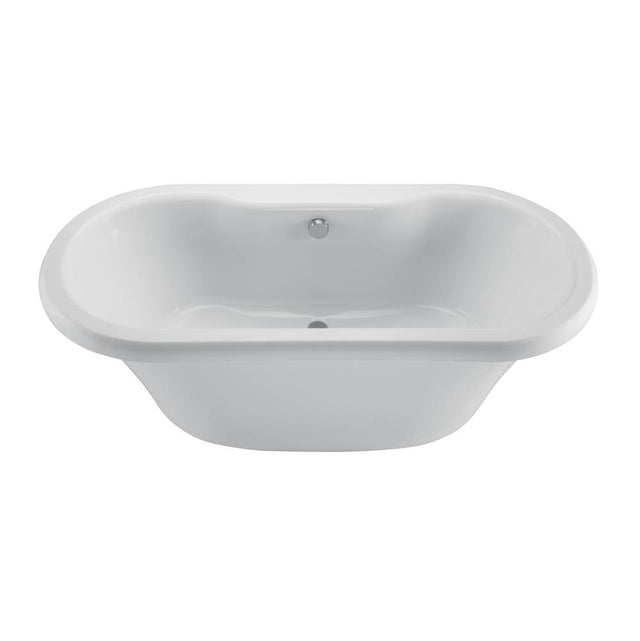MTI Baths - MELINDA 8 ACRYLIC CXL FREESTANDING FAUCET DECK AIR BATH ELITE - WHITE (66.5x35.5) - White