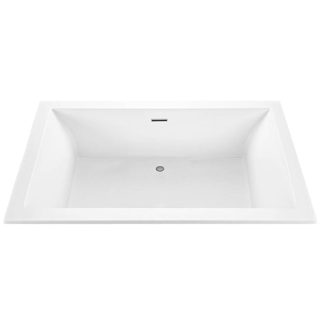 MTI Baths - ANDREA 22 ACRYLIC CXL UNDERMOUNT AIR BATH/MICROBUBBLES - WHITE (66X36) - White