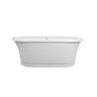MTI Baths - LANEY 2 ACRYLIC CXL FREESTANDING SOAKER - WHITE (65x33.75) - White