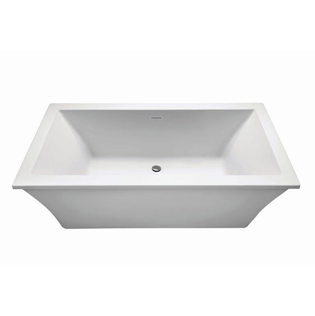 MTI Baths - ANDREA 24 DOLOMATTE FREESTANDING AIR BATH ELITE - WHITE (66X36) - Matte White